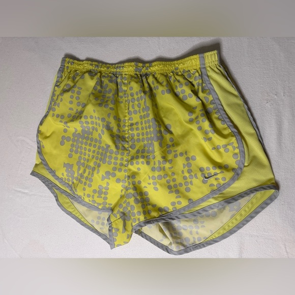 Nike Yellow and Gray Dri Fit Running Shorts Size Small - Picture 1 of 5